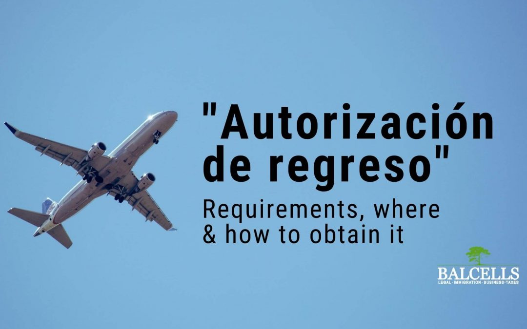 return authorization in Spain